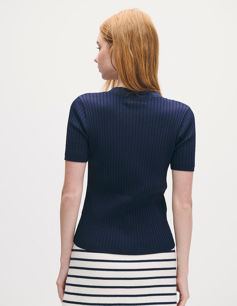Blusa manga corta para mujer 3