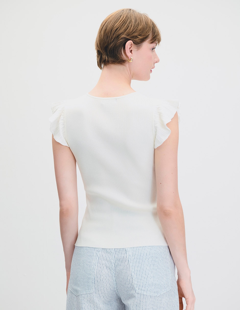 Blusa manga corta para mujer 3