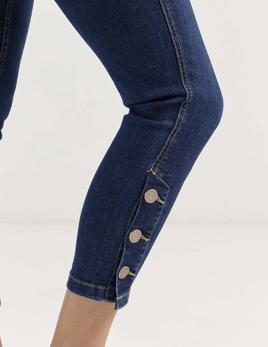 Jeans skinny cintura alta para mujer 5