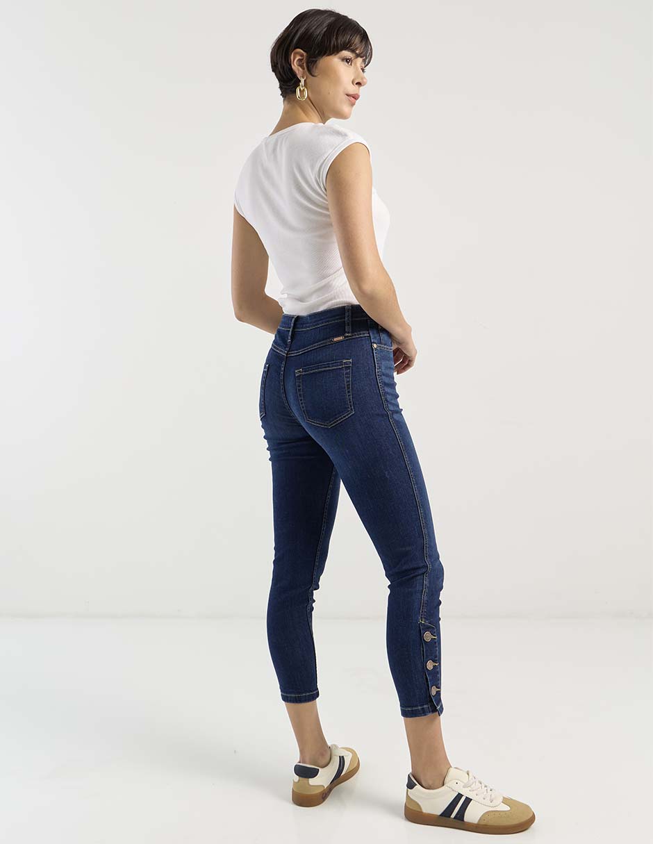 Jeans skinny cintura alta para mujer 6