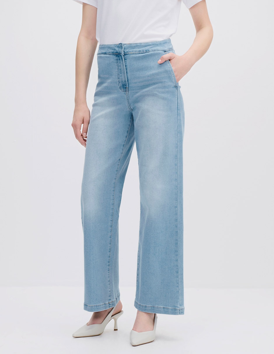 Jeans wide leg para mujer