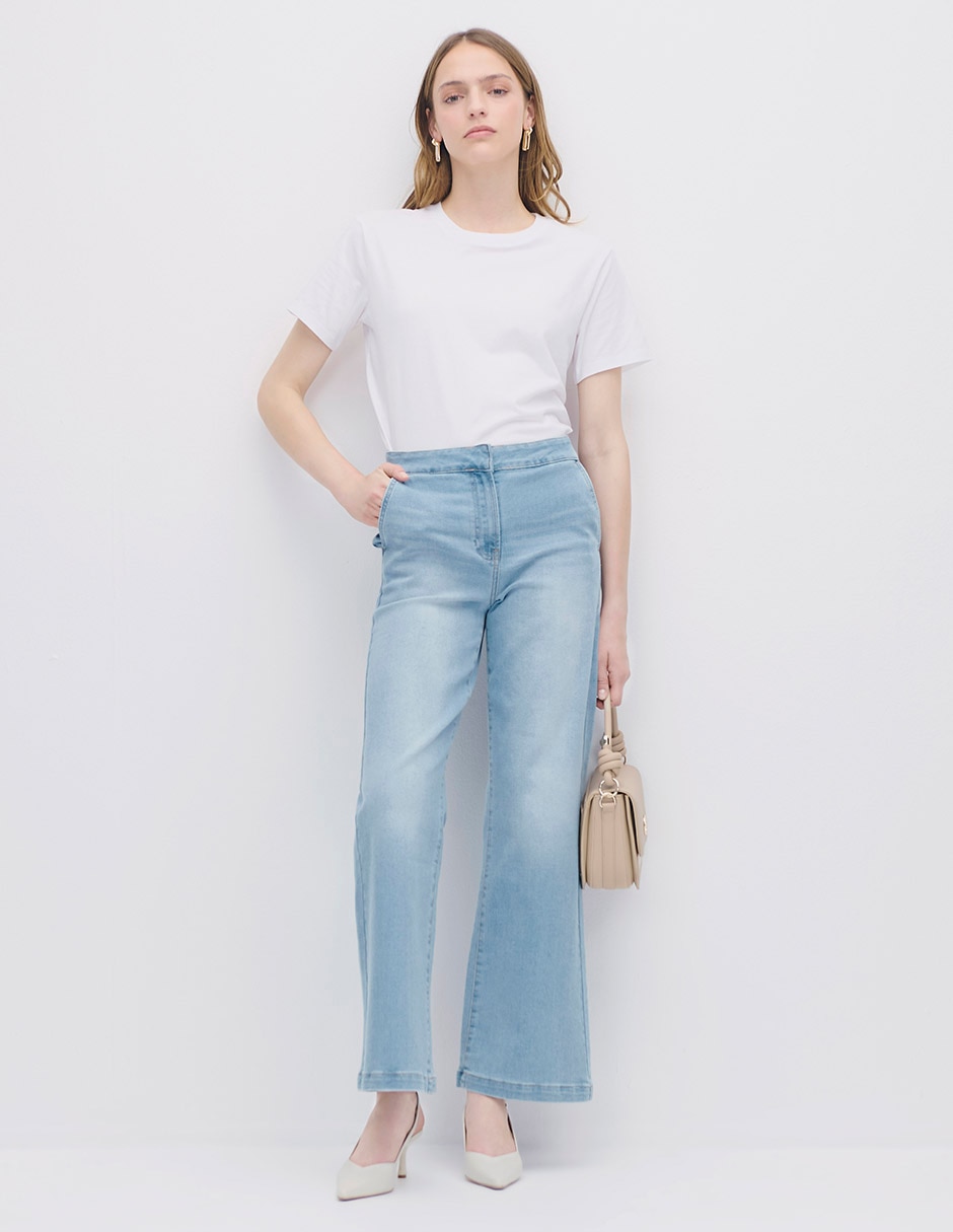 Jeans wide leg para mujer 2