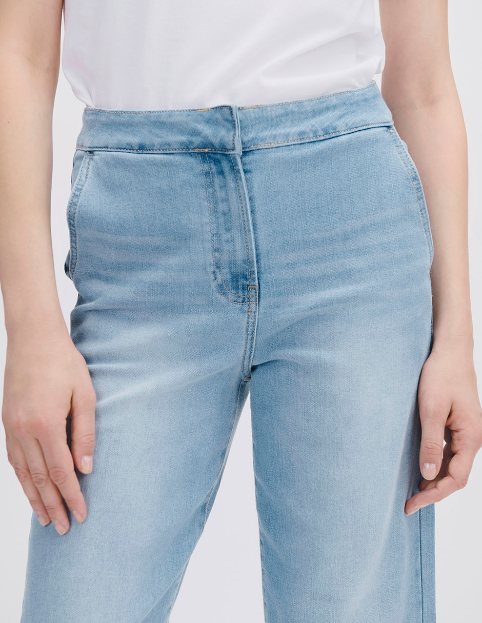 Jeans wide leg para mujer 4