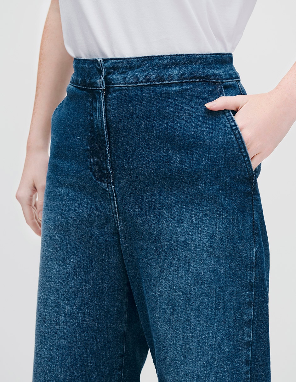 Jeans wide leg para mujer 4