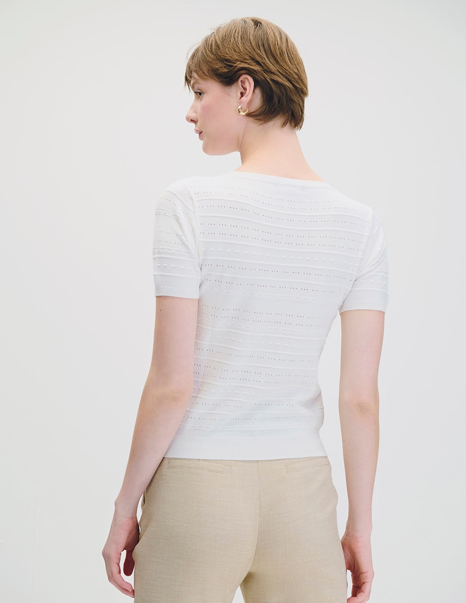 Blusa manga corta para mujer 3