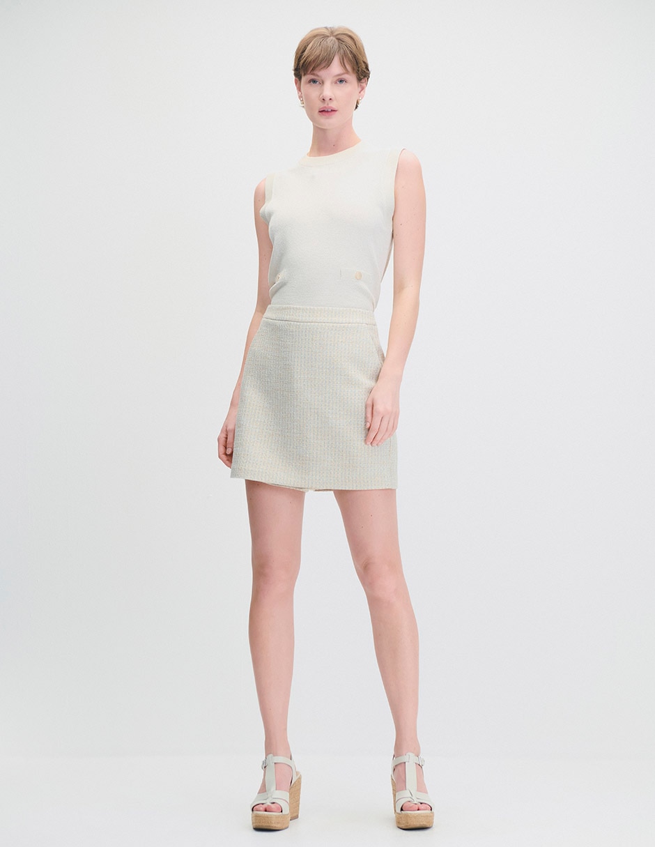 Falda short mini Napoli a la cintura 2
