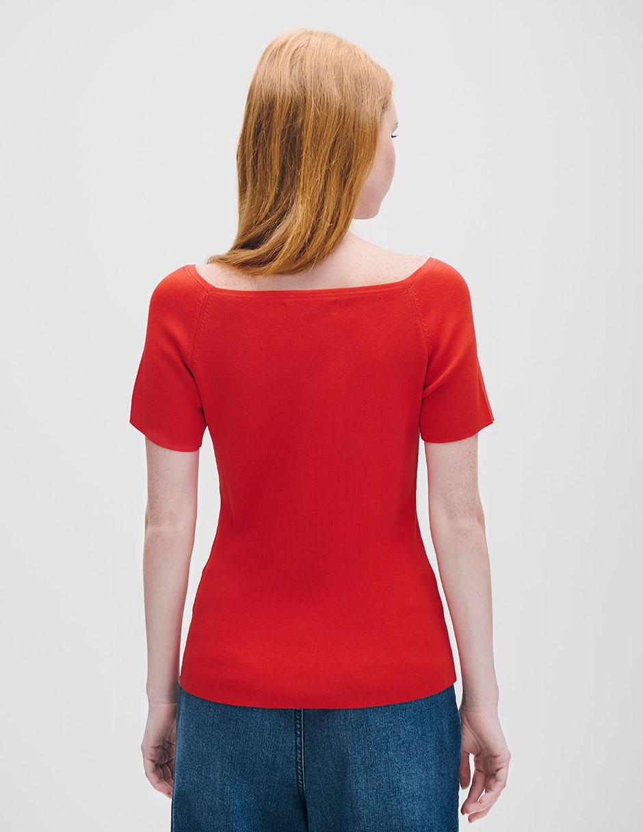 Blusa manga corta para mujer 3