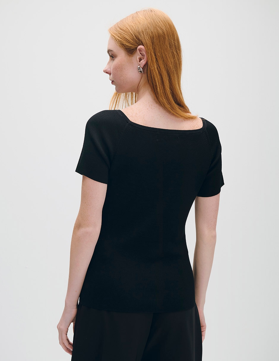 Blusa manga corta para mujer 3