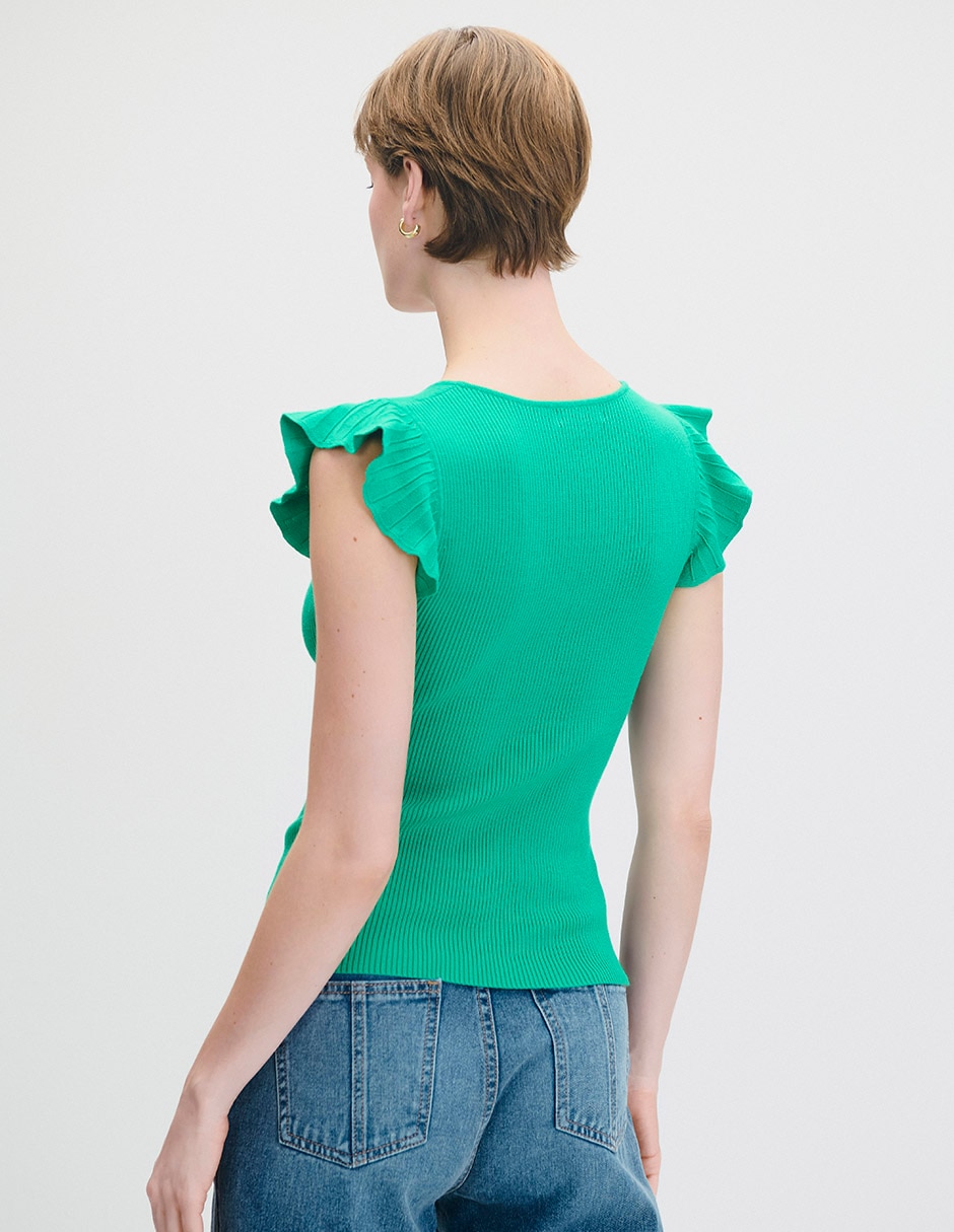 Blusa manga corta para mujer 3