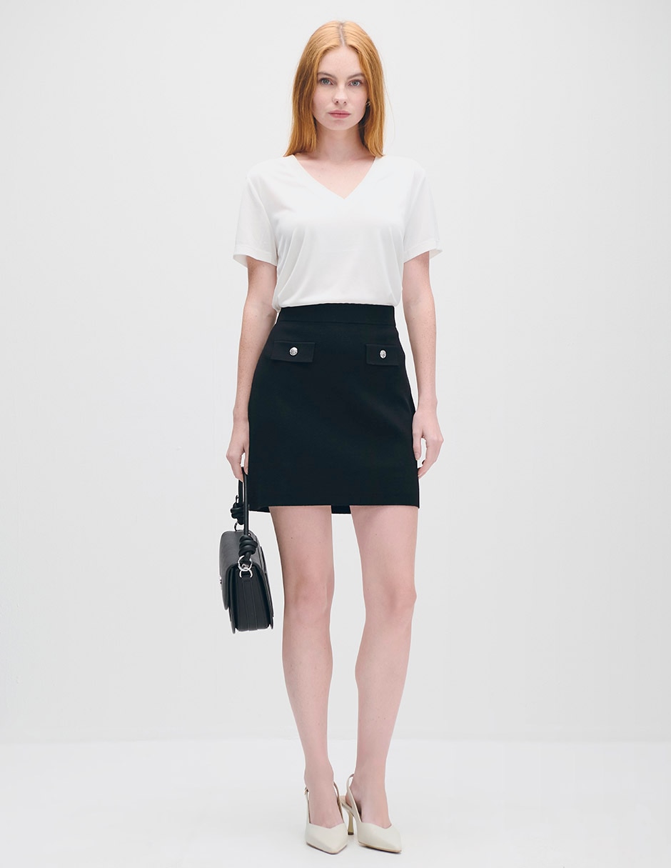 Blusa manga corta para mujer 2