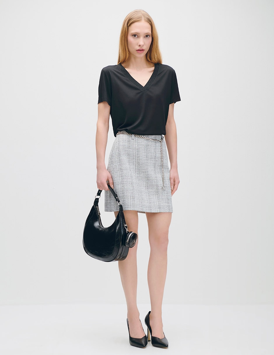 Blusa manga corta para mujer 2