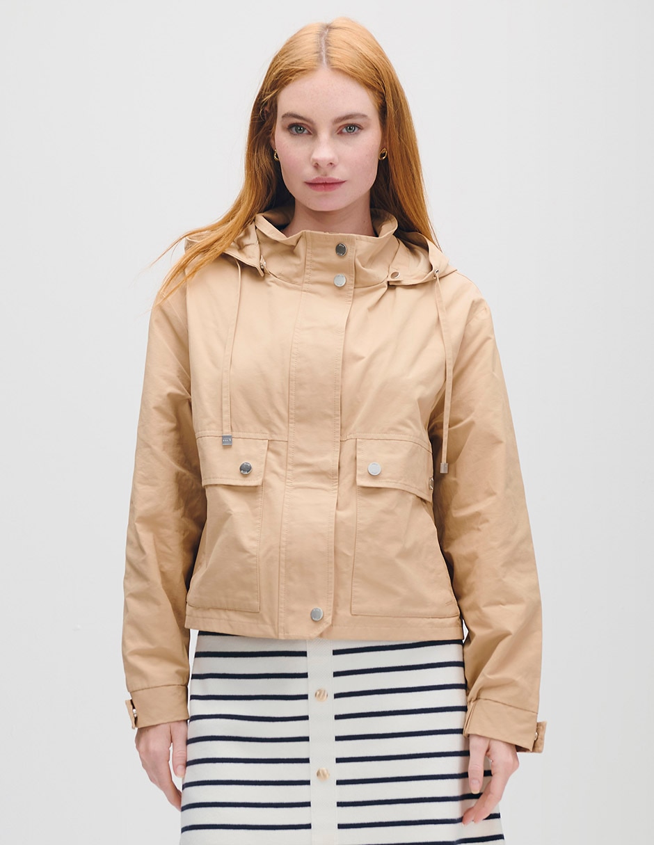 Chamarra parka para mujer