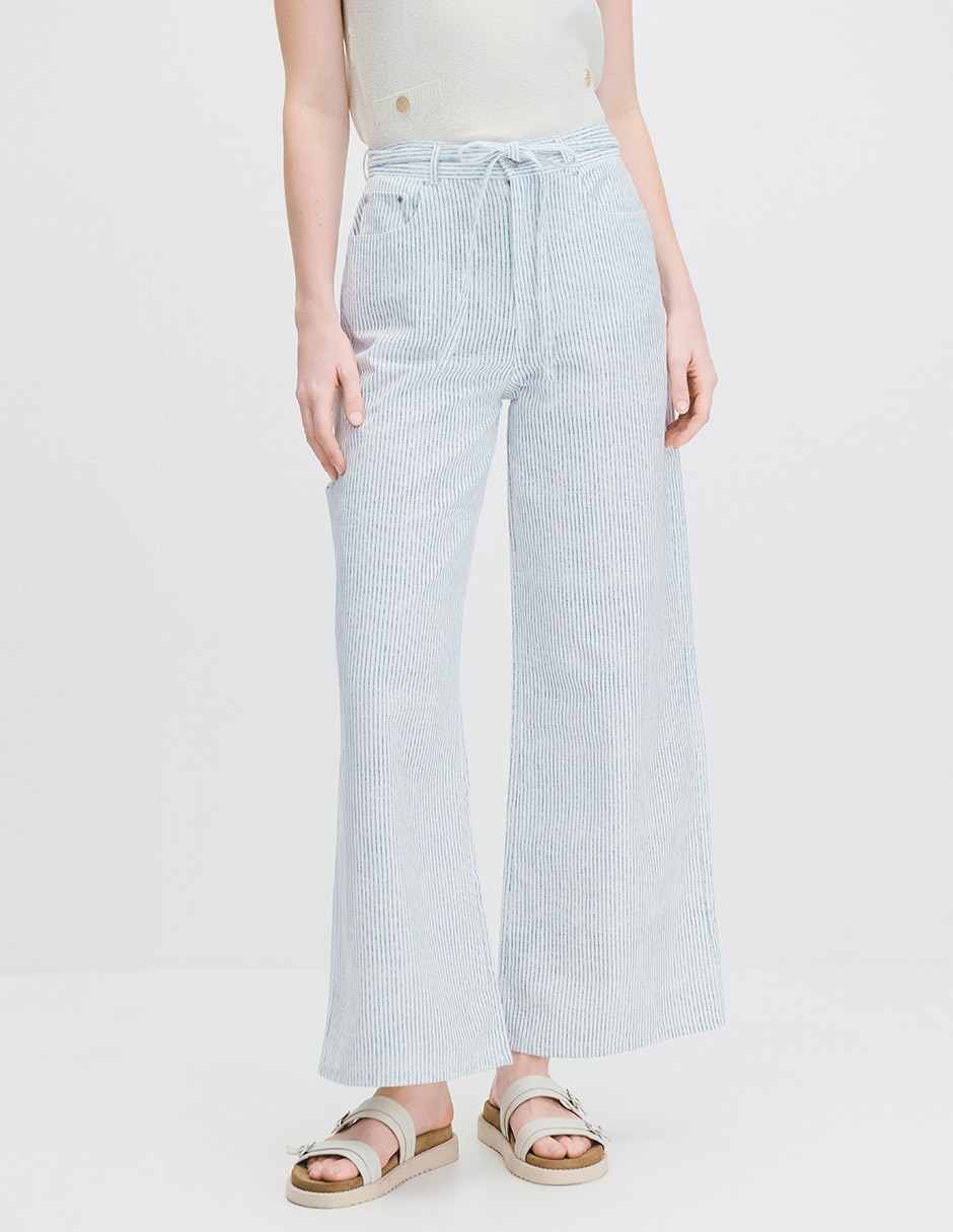 Pantalón relaxed wide leg para mujer
