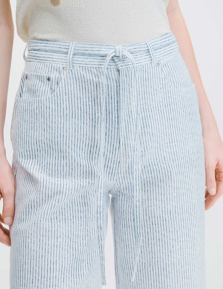 Pantalón relaxed wide leg para mujer 4