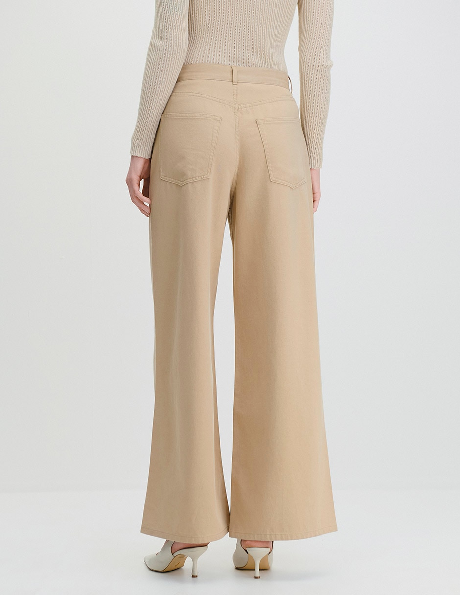 Pantalón relaxed wide leg para mujer 3