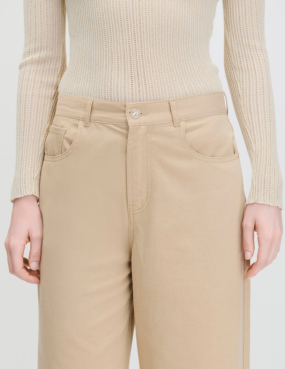 Pantalón relaxed wide leg para mujer 4