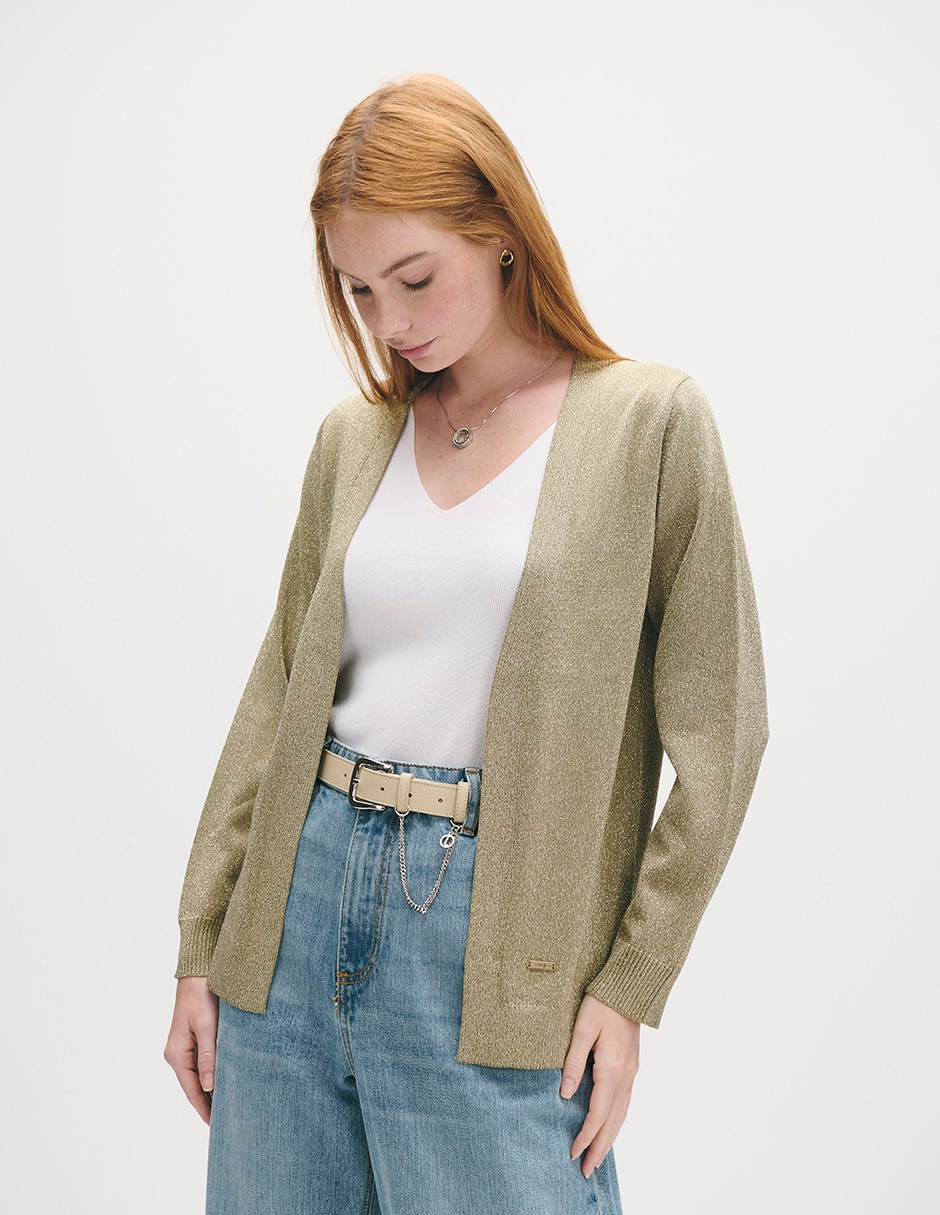 Suéter cuello simulado para mujer