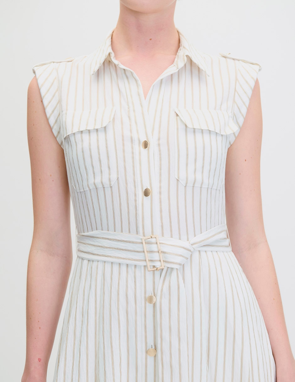 Vestido midi casual Napoli para mujer 4