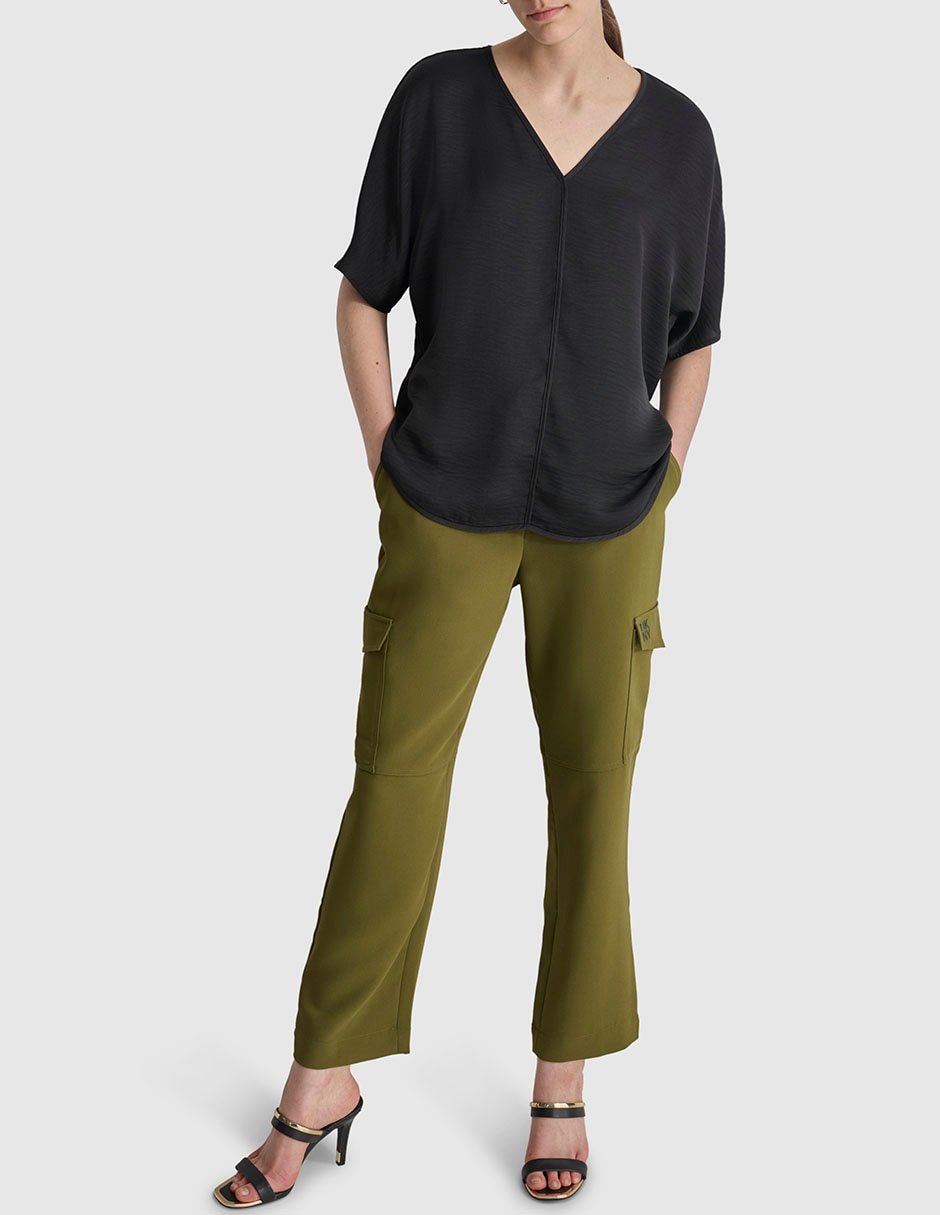 Blusa manga corta para mujer 5