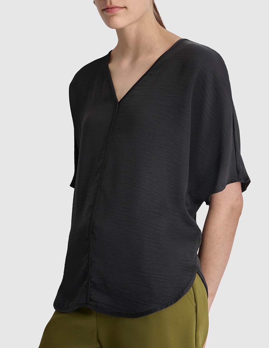 Blusa manga corta para mujer 6