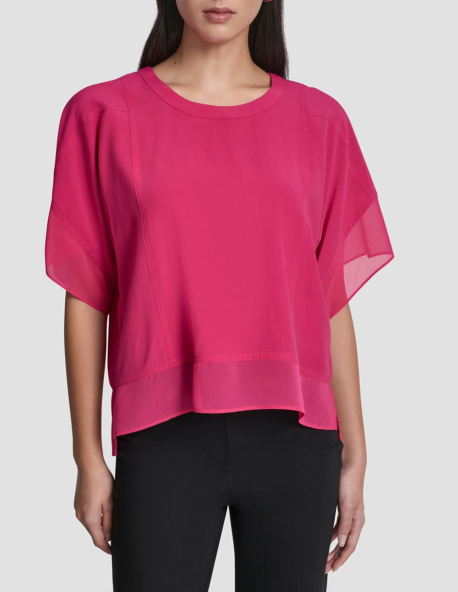 Blusa manga corta para mujer 5