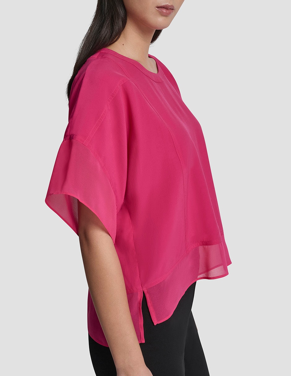 Blusa manga corta para mujer 6