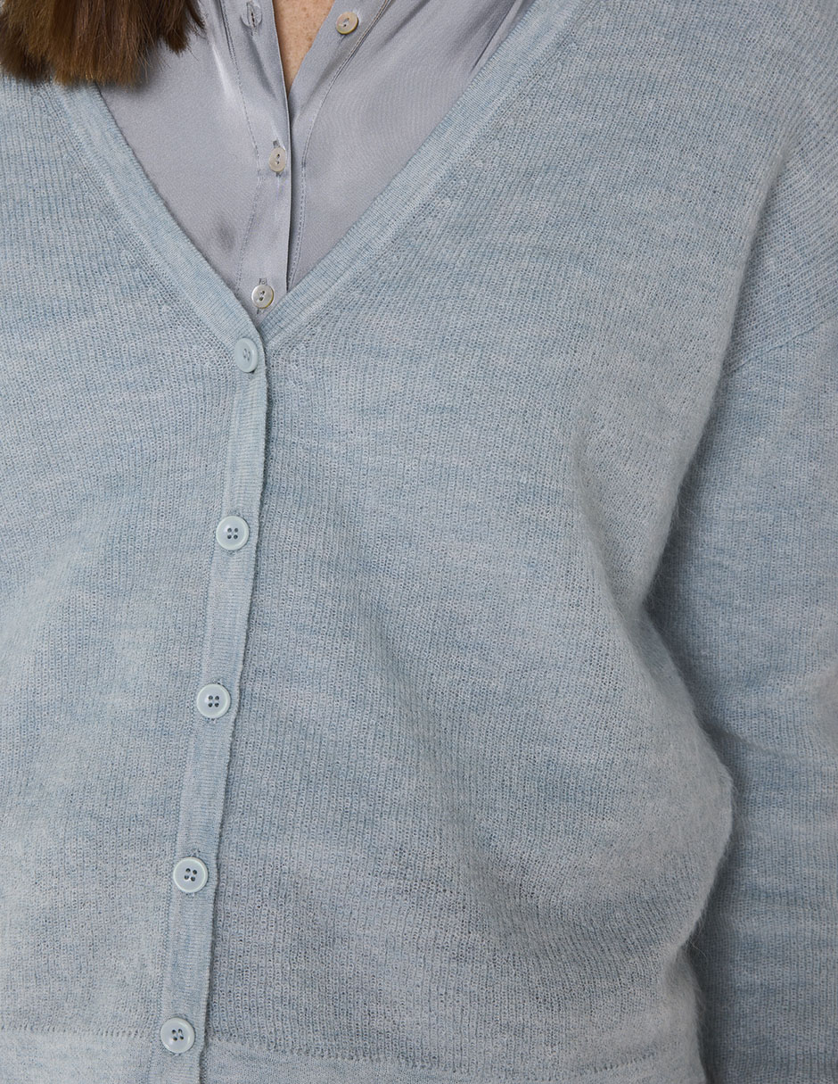 Suéter cuello V para mujer 4
