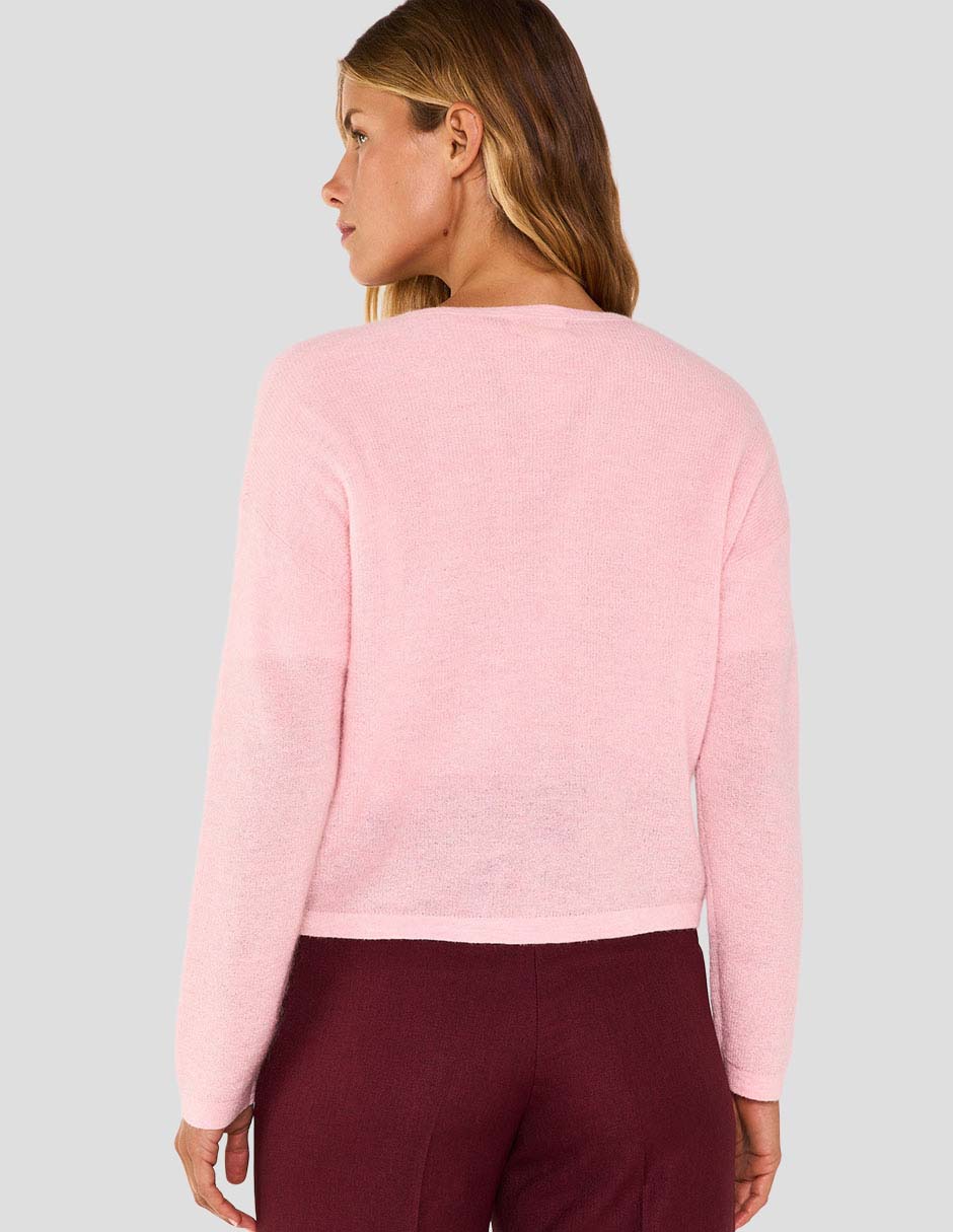 Suéter cuello redondo para mujer 2