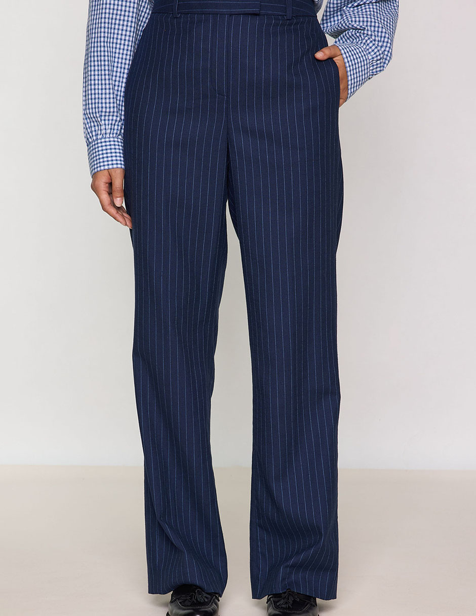 Pantalón de vestir straight para mujer 4
