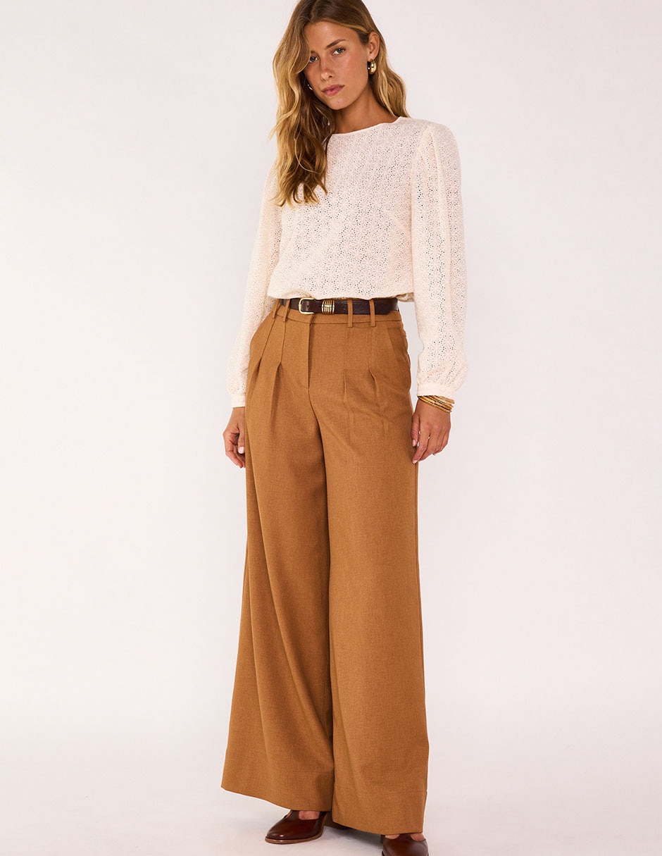 Pantalón amplio para mujer 4