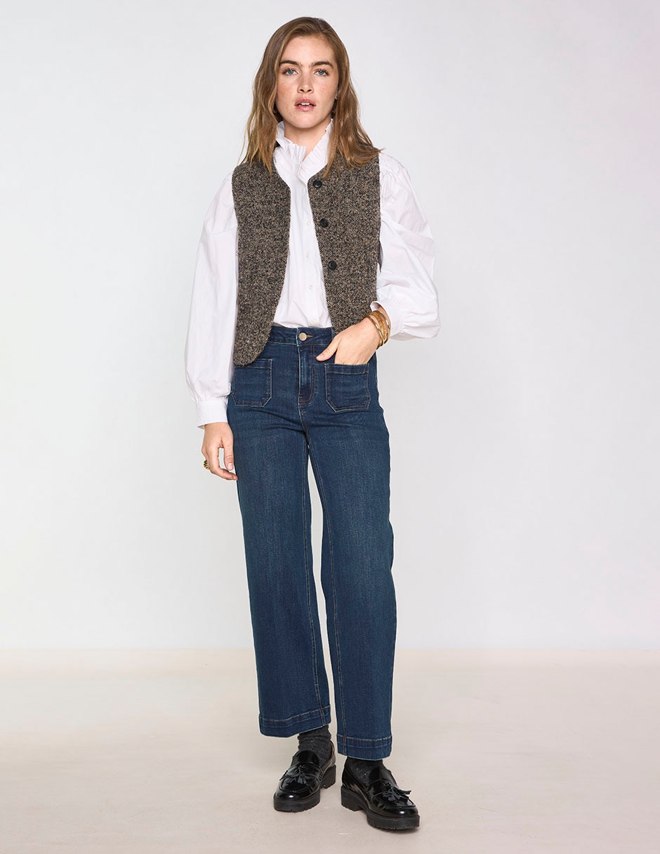 Jeans straight para mujer