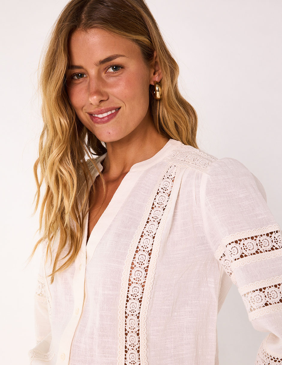 Blusa manga larga para mujer 3