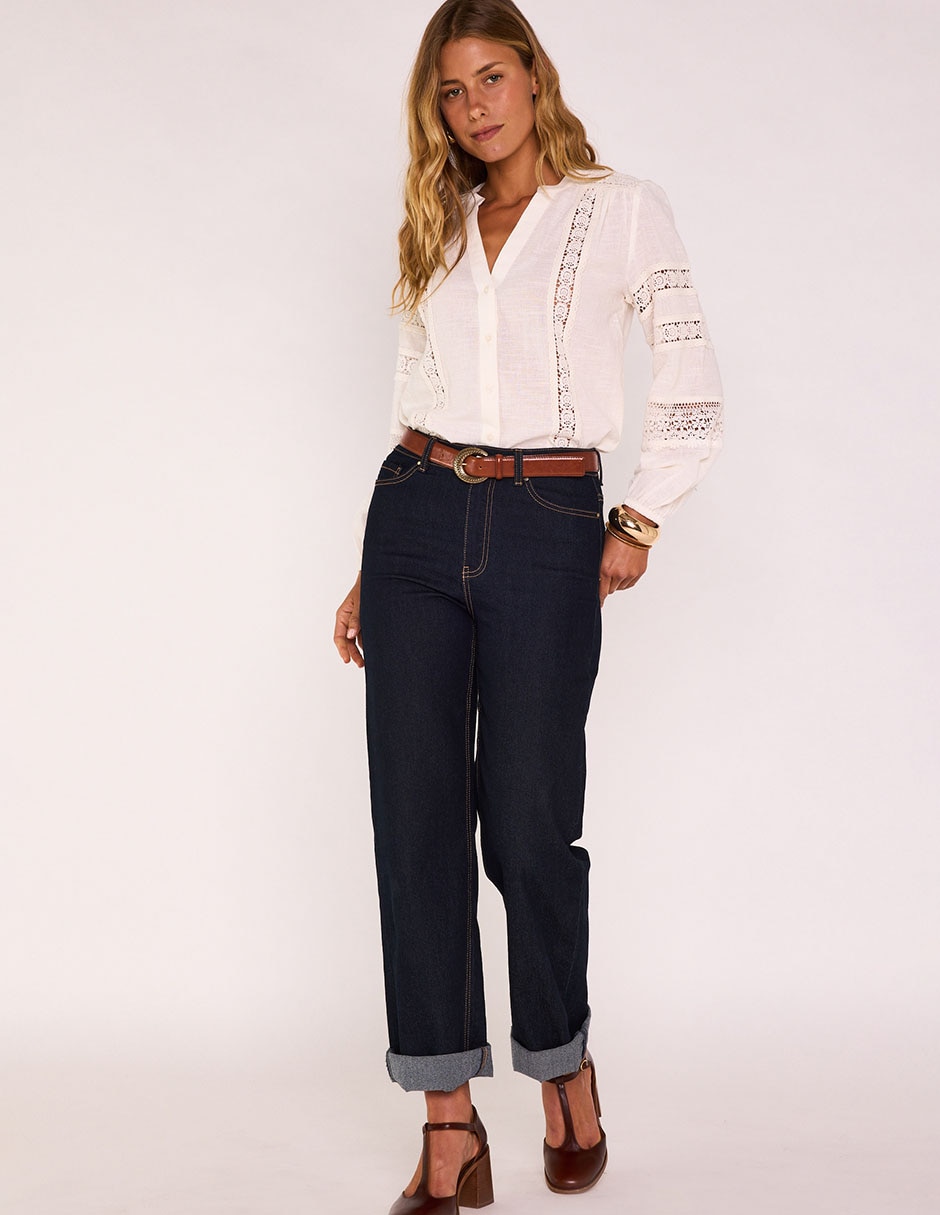 Blusa manga larga para mujer 4