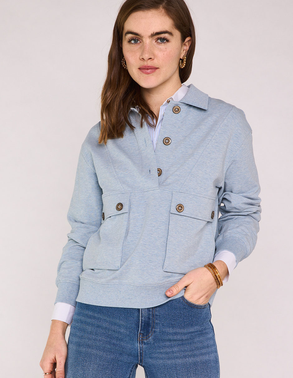 Sudadera con bolsillos para mujer Sudadera con bolsillos para mujer