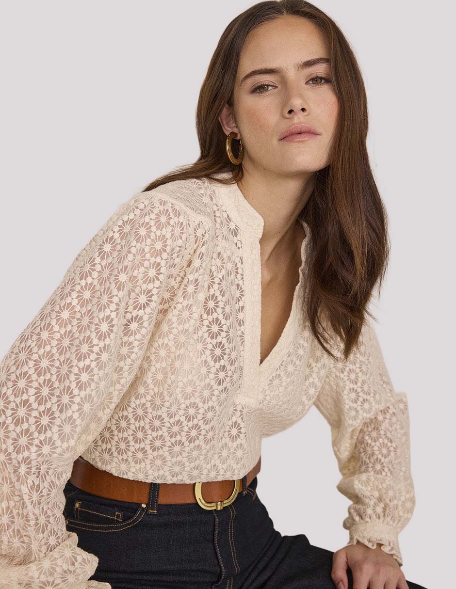 Blusa manga larga para mujer 2