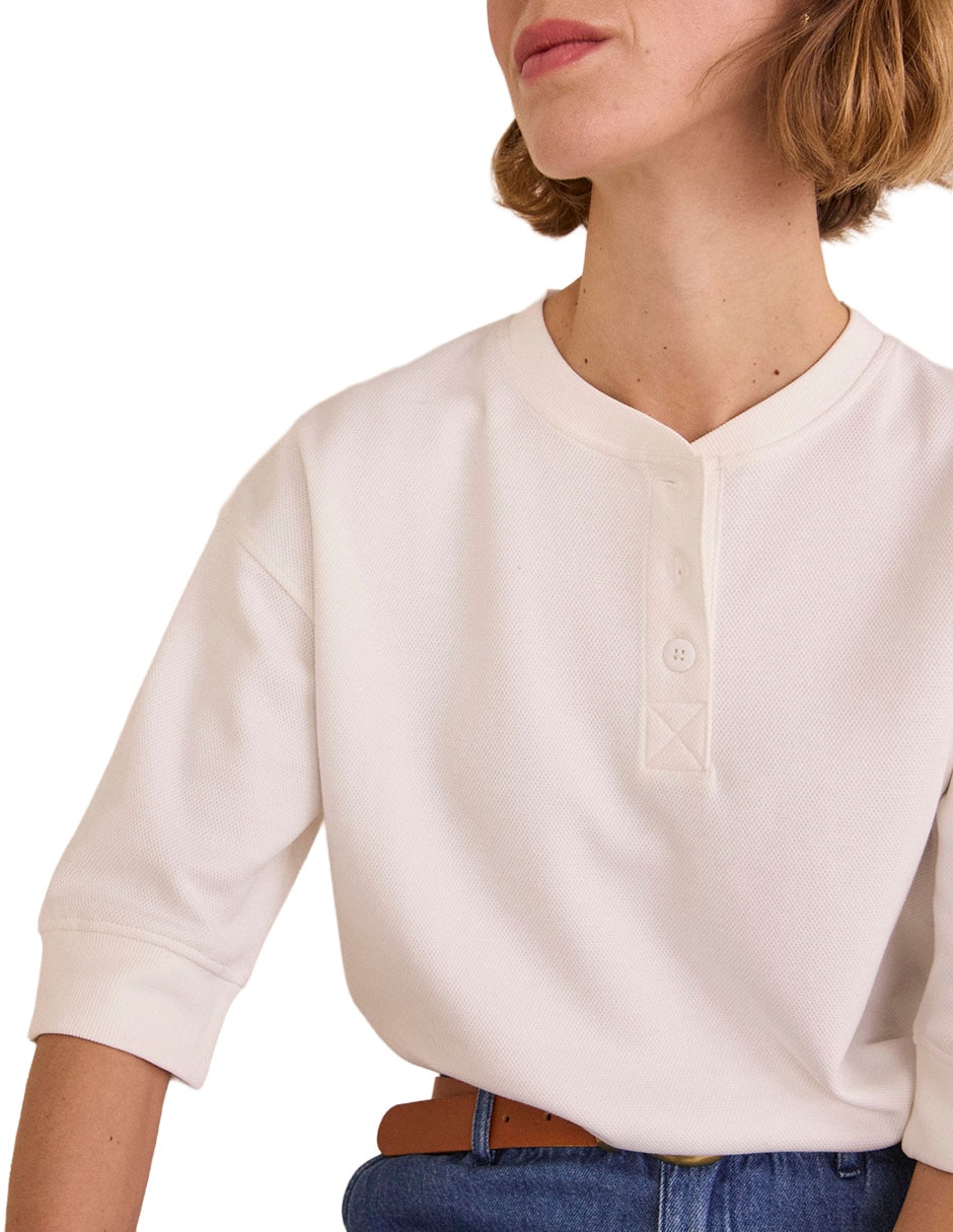 Blusa manga 3/4 para mujer 2