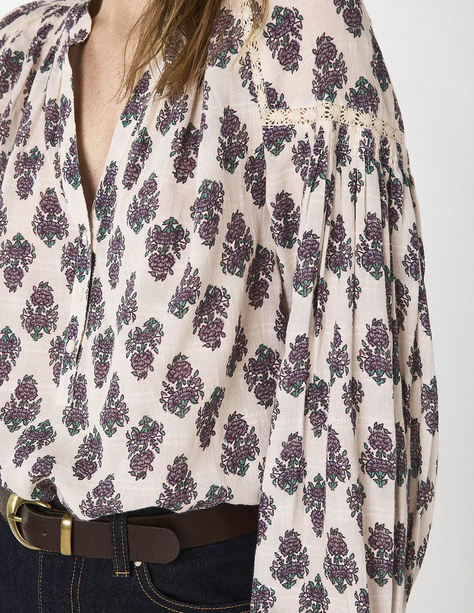 Blusa manga larga para mujer 3