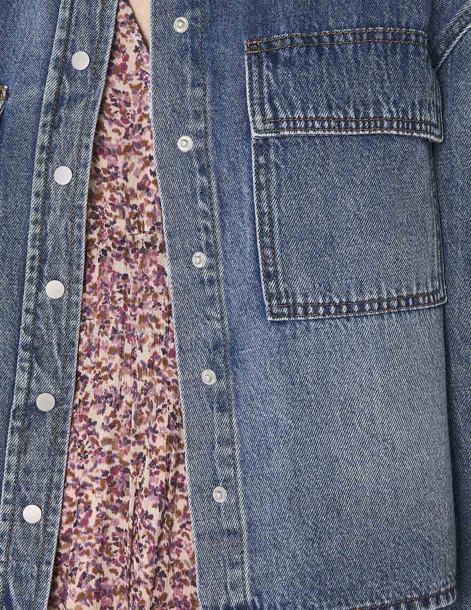Blusa camisera manga larga para mujer 3