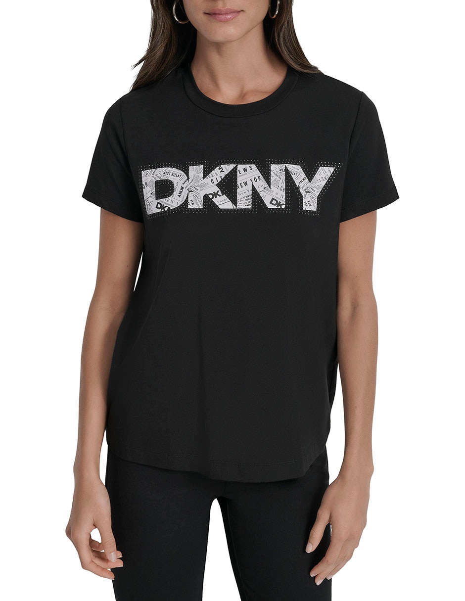Playera manga corta cuello redondo para mujer Playera manga corta cuello redondo para mujer