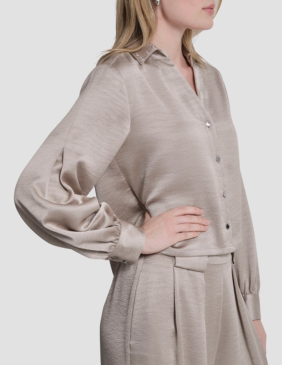 Blusa manga larga para mujer 3