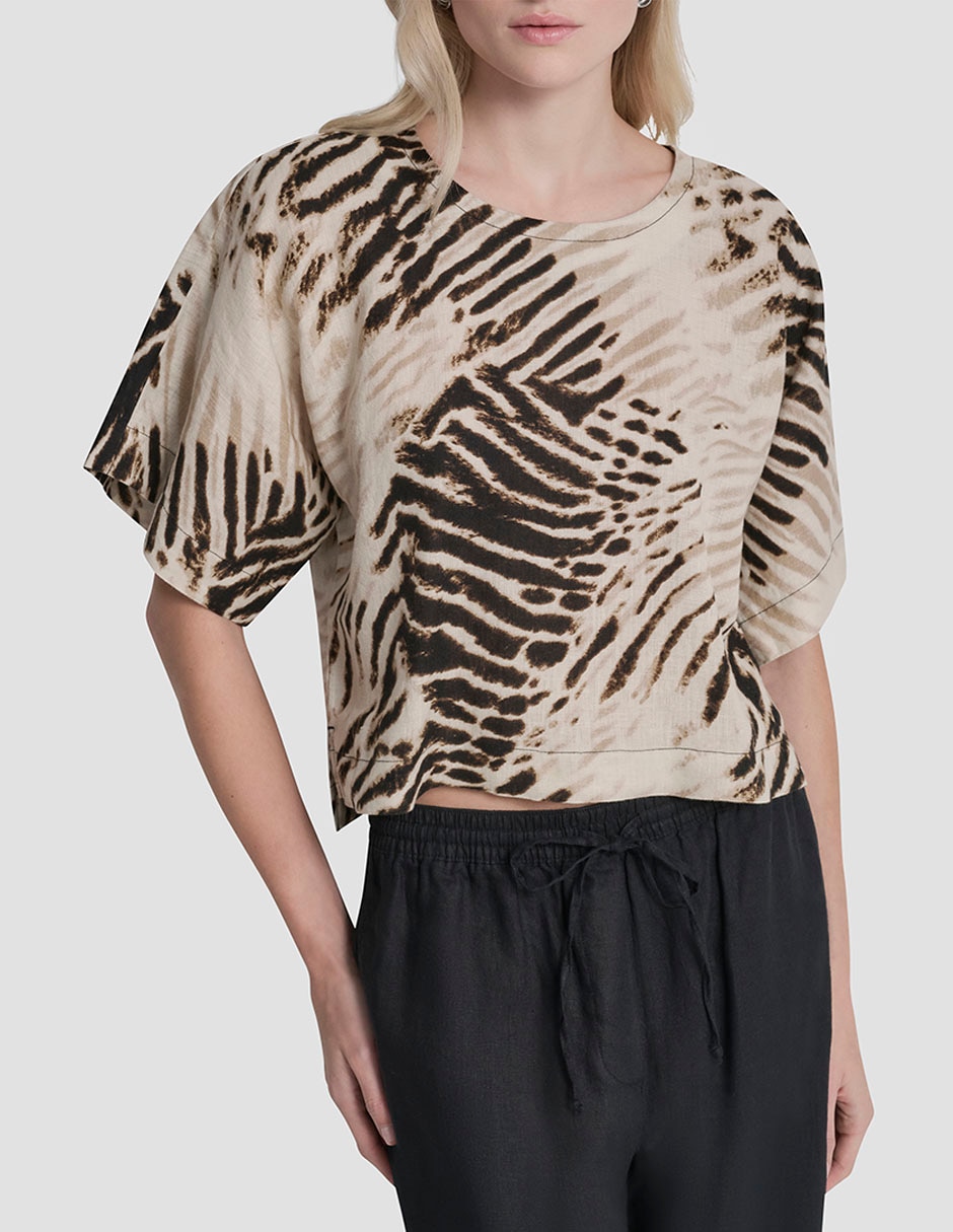 Blusa manga corta para mujer 6