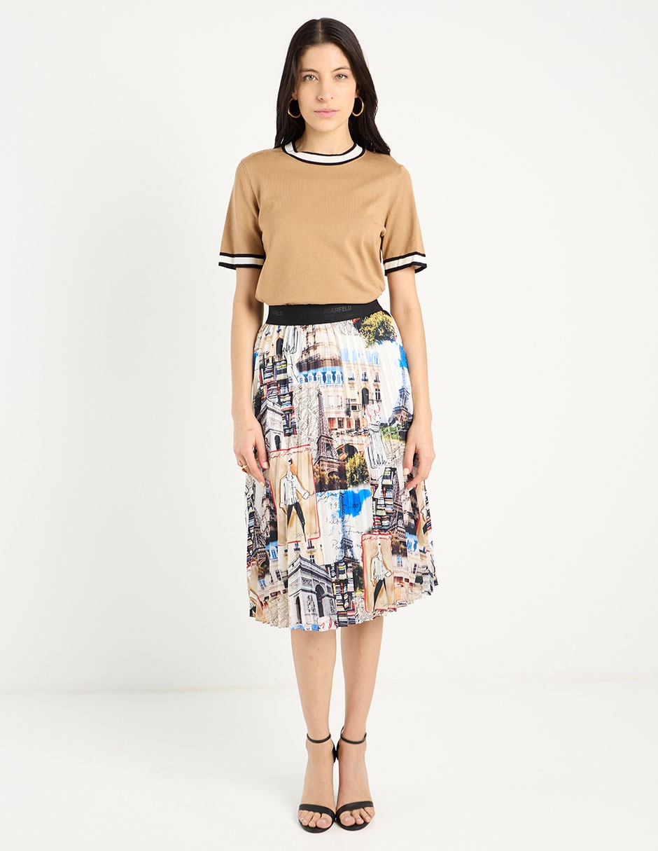 Blusa manga corta para mujer 3