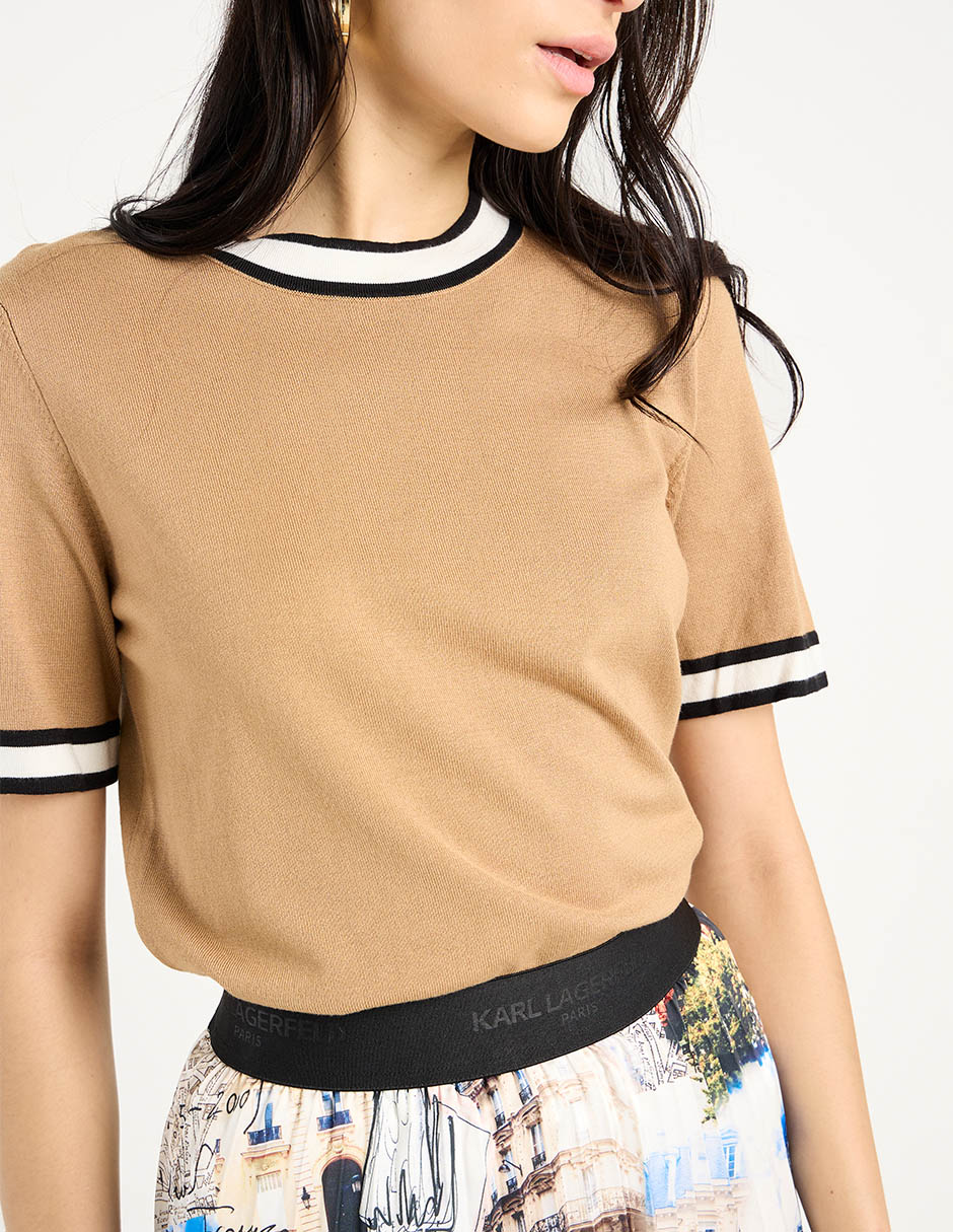 Blusa manga corta para mujer 4