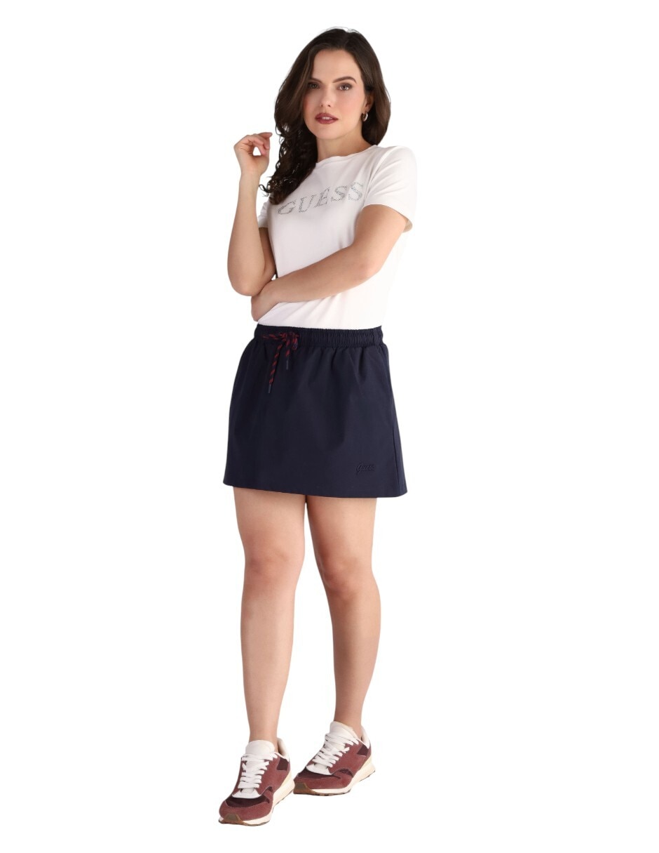 Playera manga corta cuello redondo para mujer 4