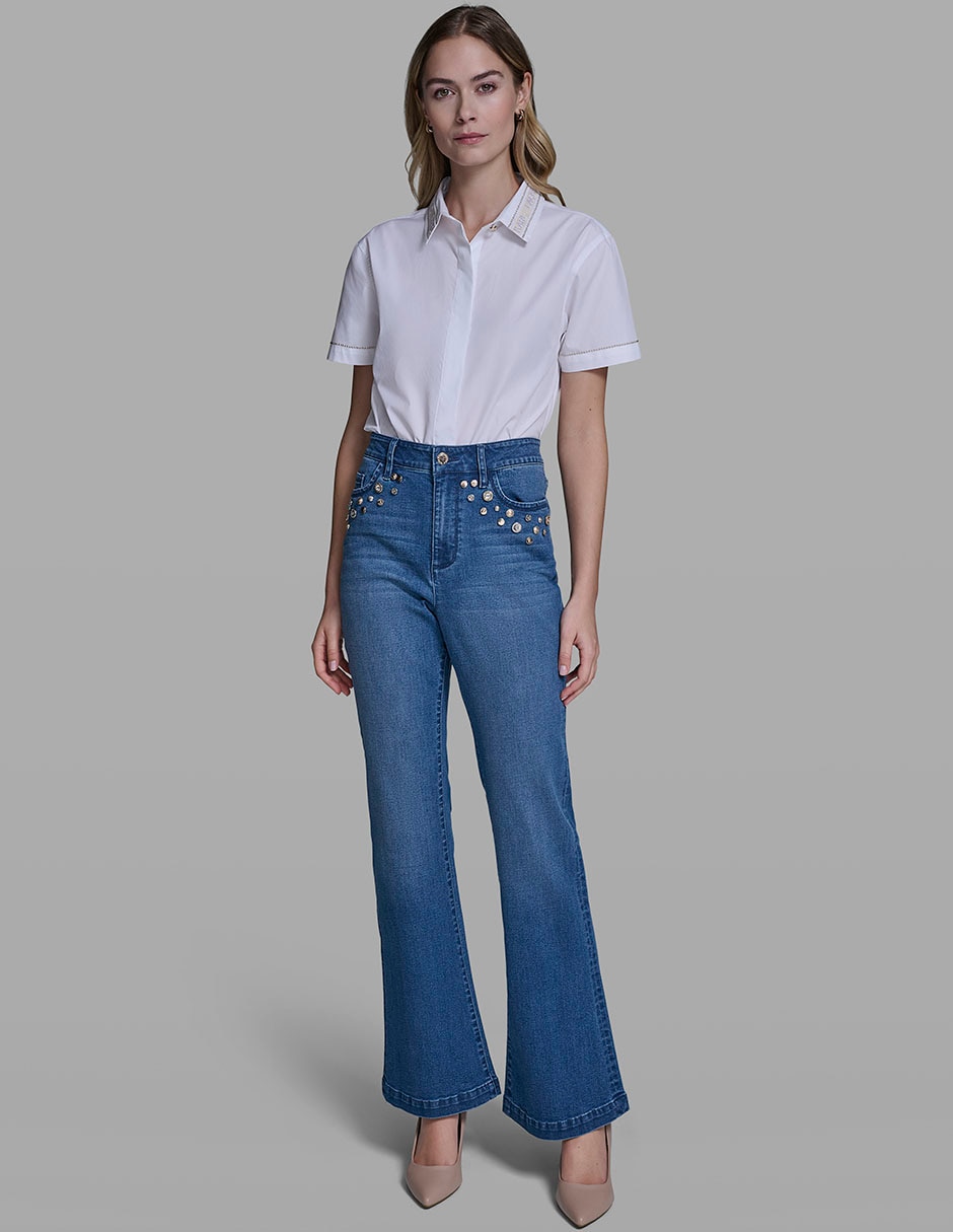 Jeans flare para mujer 6