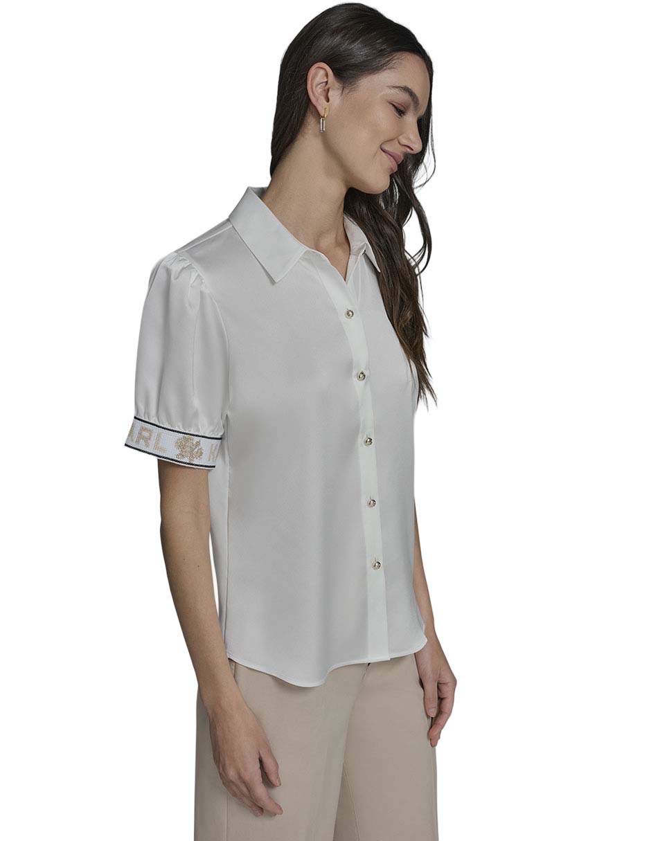 Blusa manga corta para mujer 3