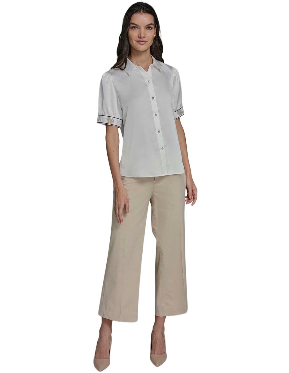 Blusa manga corta para mujer 5
