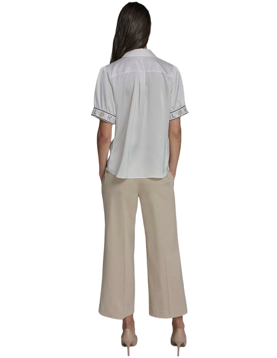 Blusa manga corta para mujer 6