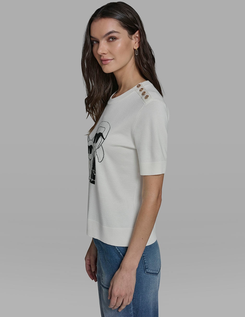 Blusa manga corta para mujer 3