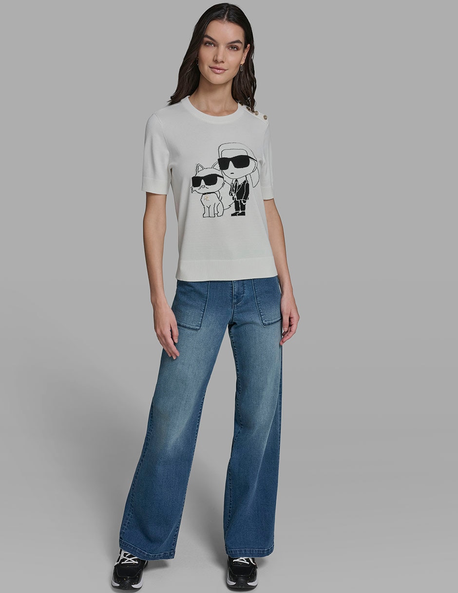 Blusa manga corta para mujer 6